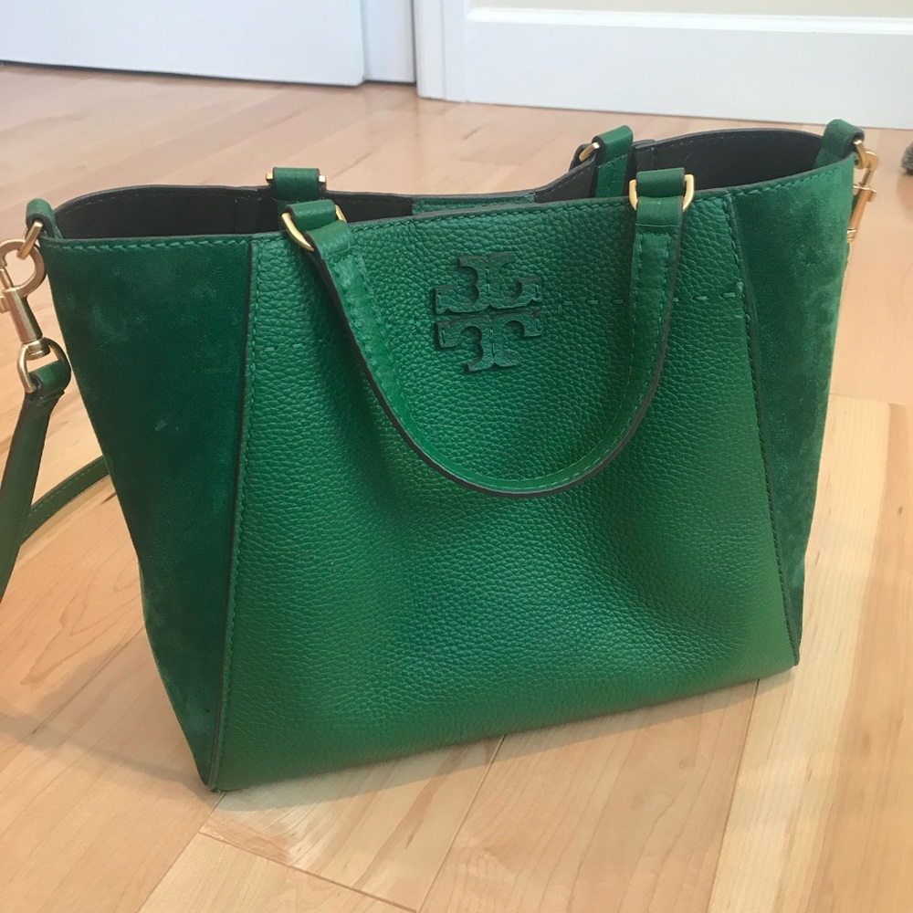 Tory Burch McGraw Mixed Material Carryall